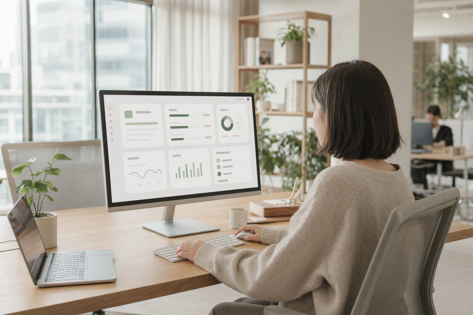 社内申請業務の効率化のイメージ